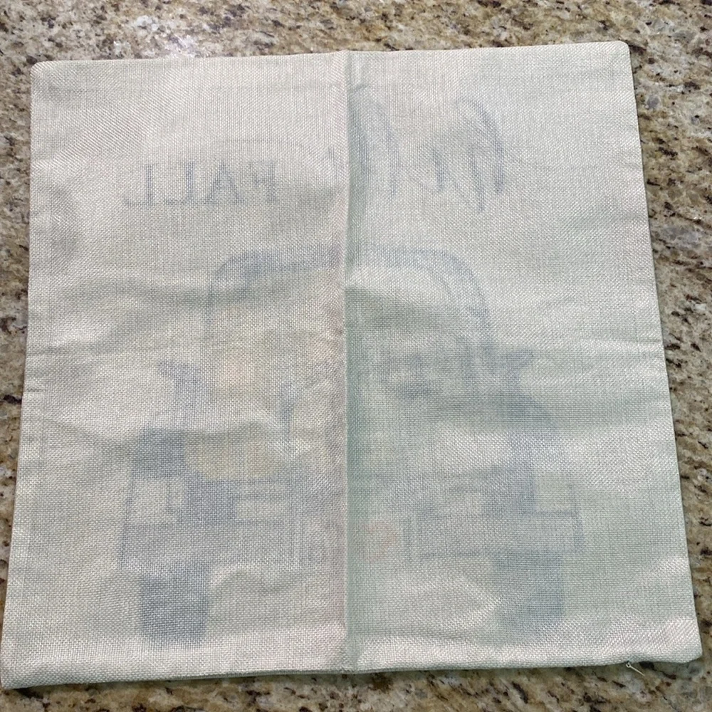 New 3 Pc Set Farmhouse Cottagecore Fall Pumpkin Square Pillow Covers